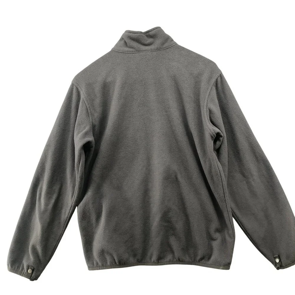 The North Face Fleece Jacket Youth Size L (14-16) Gray‎ Boys Girls Full Zip